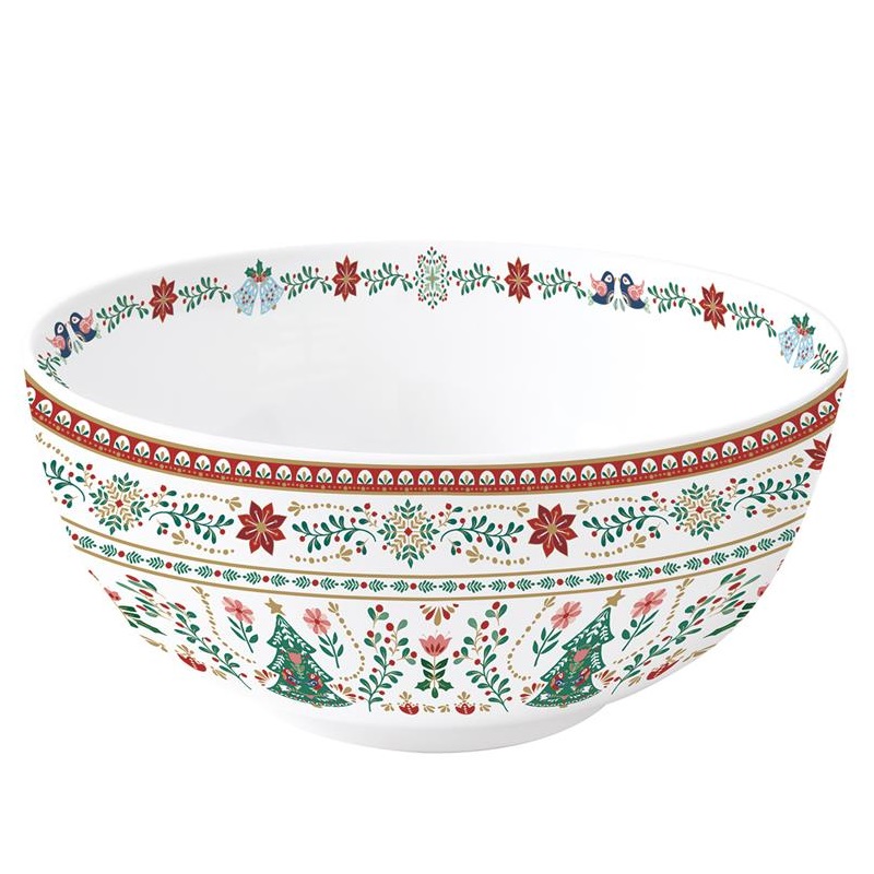 Porcelain bowl , size: O 23 cm, packing: 6 pcs.