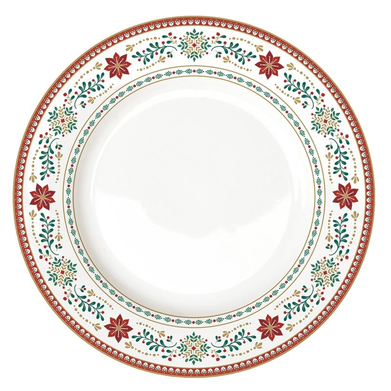 Porcelain dinner plate , size: O 26,5 cm,