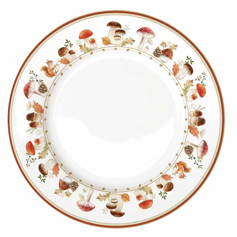 Porcelain dinner plate