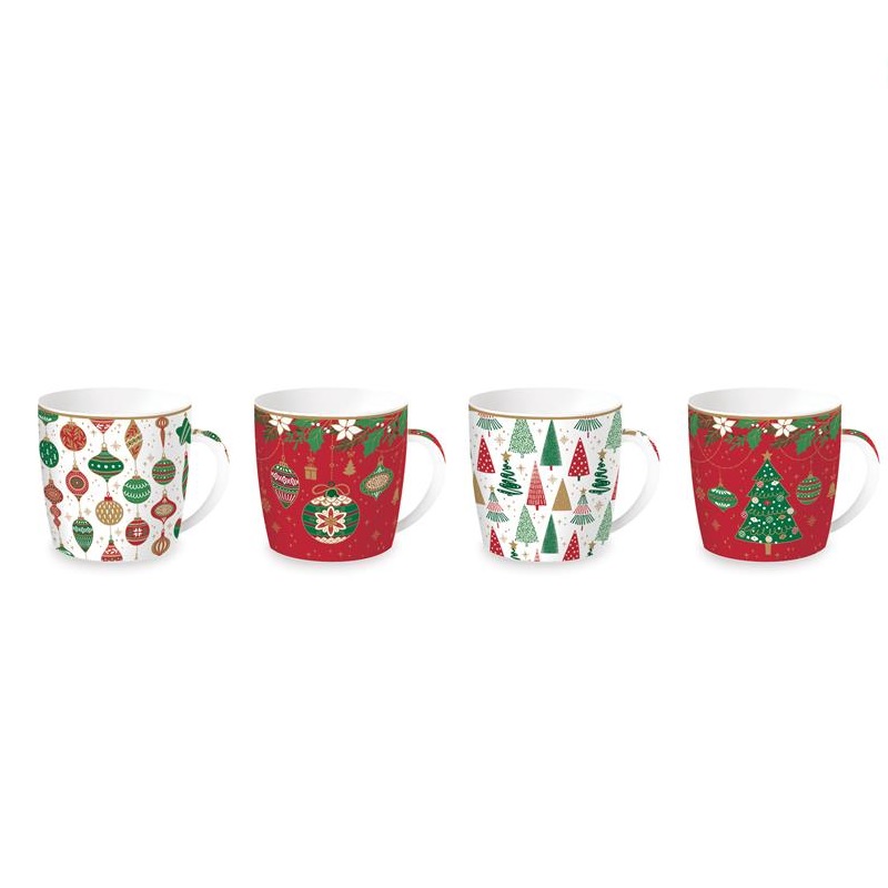 Porcelain mug in tin box