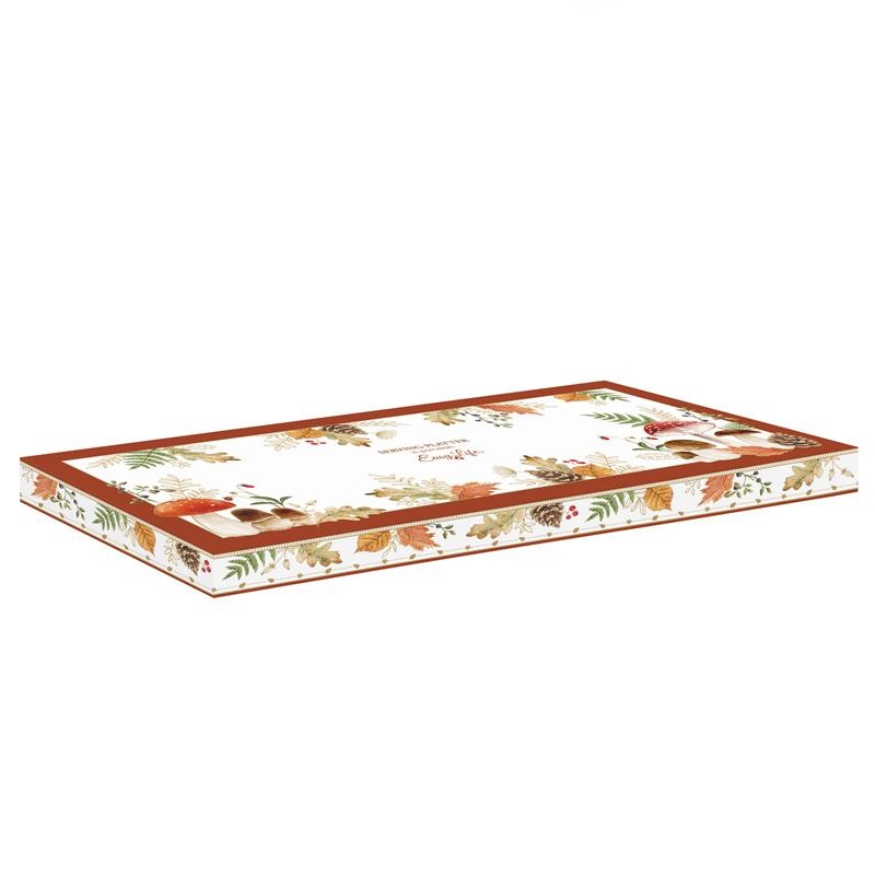 Porcelain serving platter in colour box
