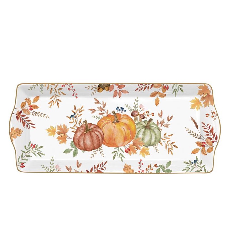 Porcelain serving platter in colour box