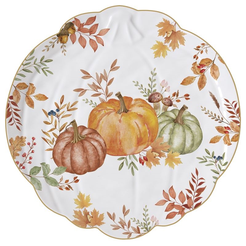 Porcelain serving platter in colour box