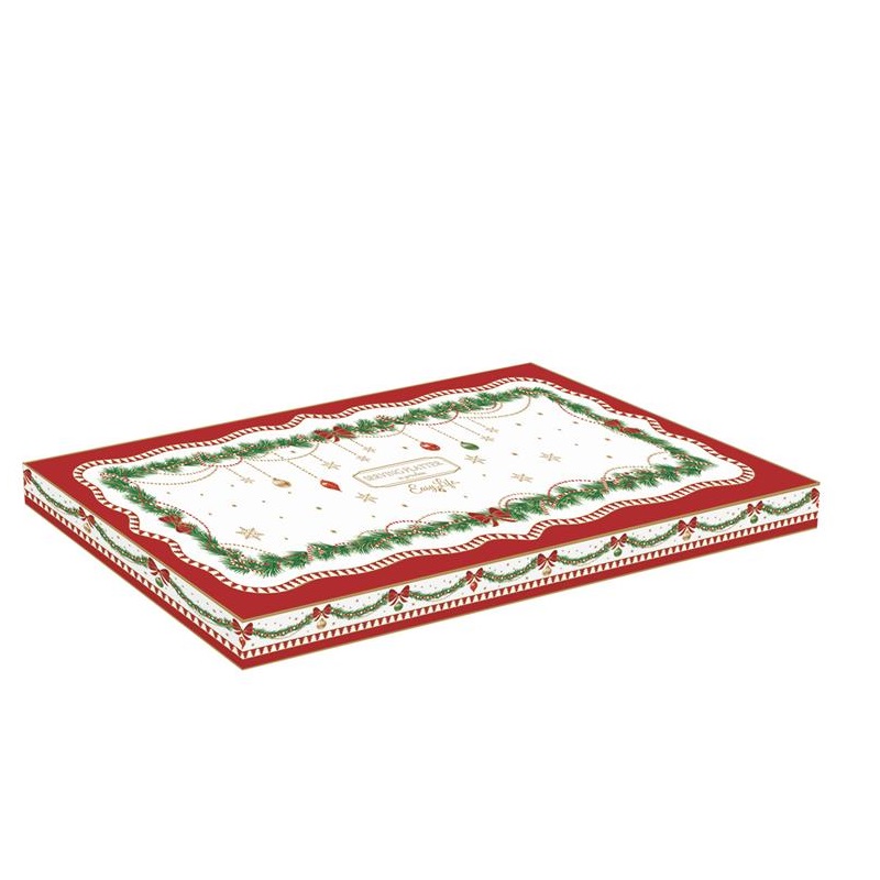 Porcelain serving platter in colour box