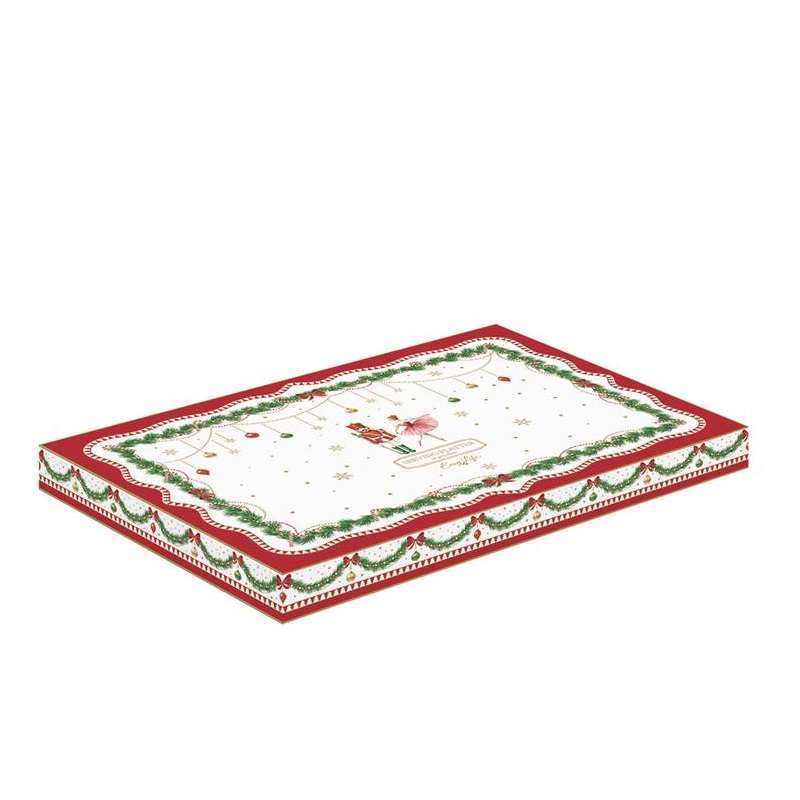 Porcelain serving platter in colour box