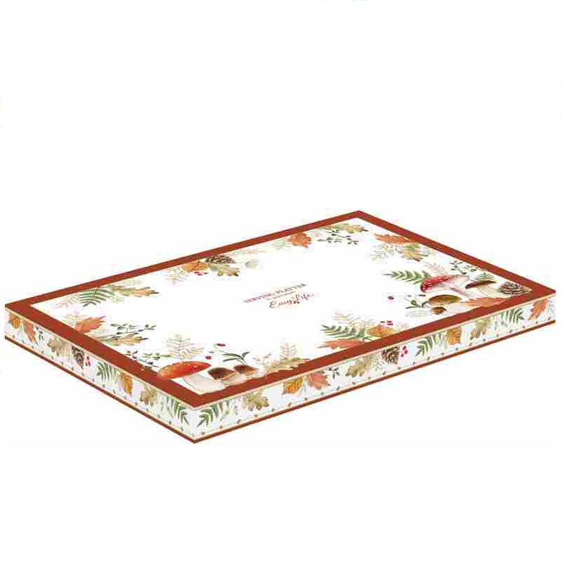 Porcelain serving platter in colour box