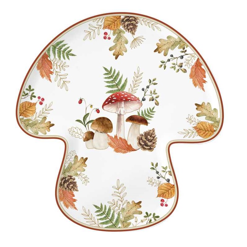 Porcelain serving platter in colour box
