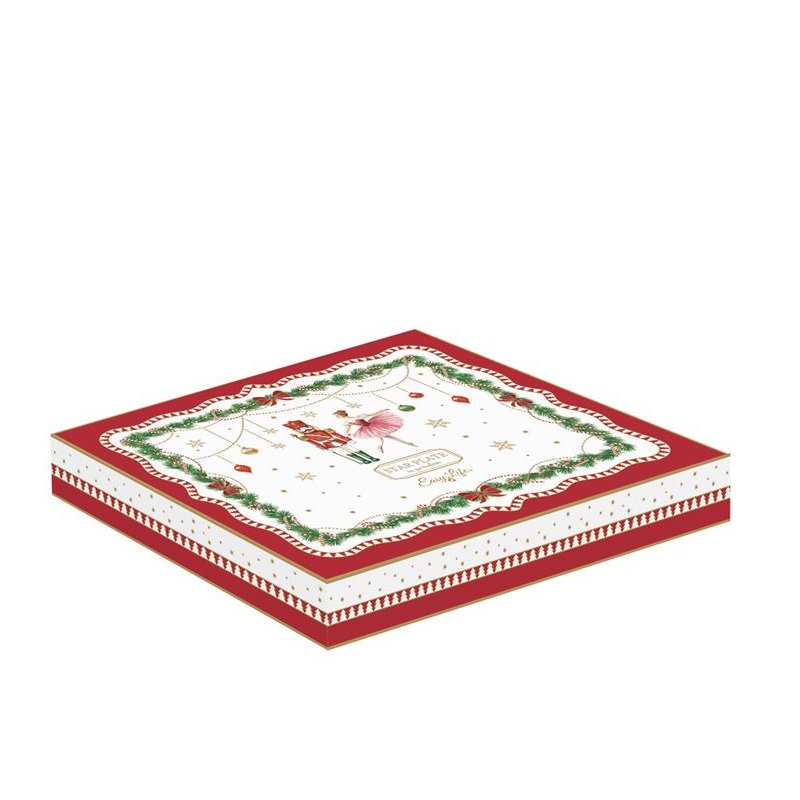Porcelain star plate in colour box