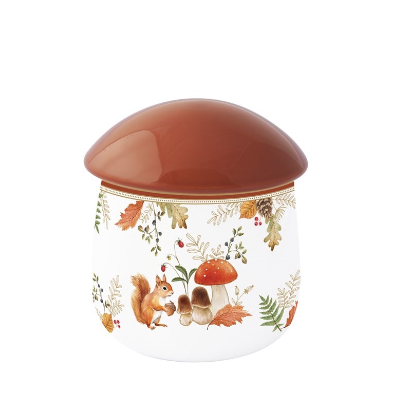 Porcelain storage jar in colour box