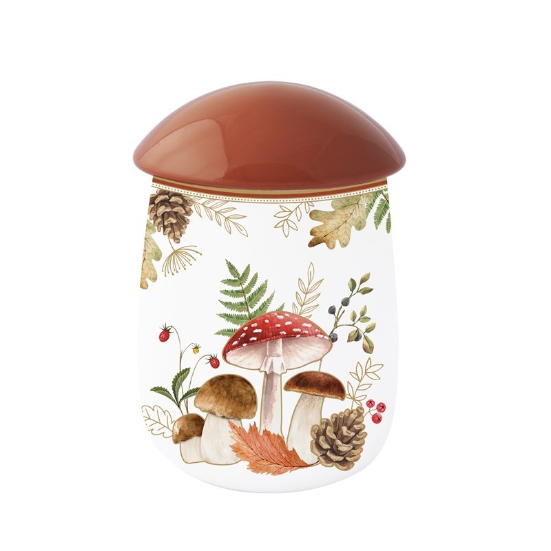 Porcelain storage jar in colour box