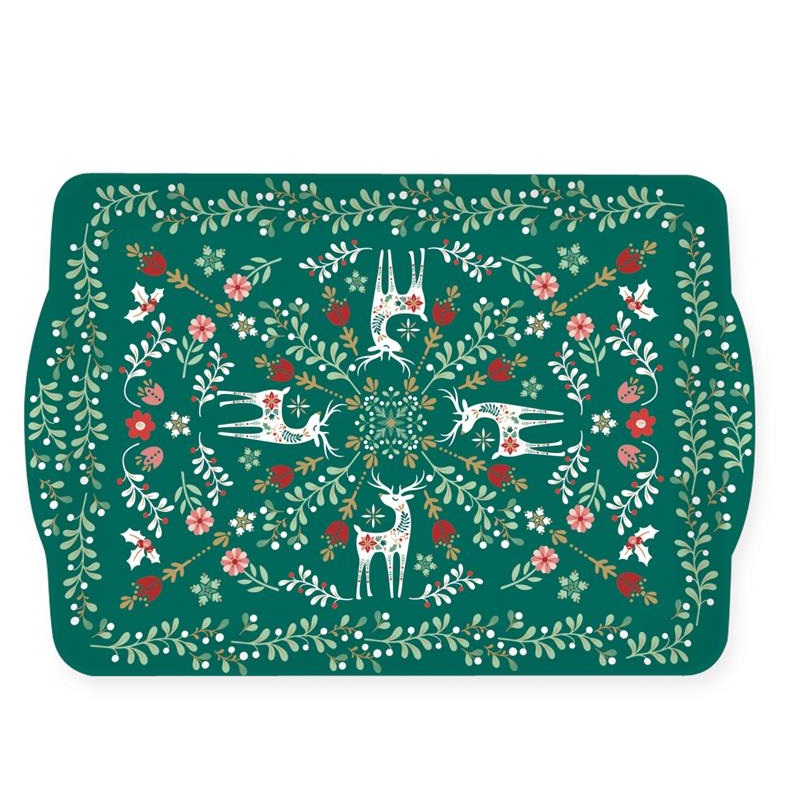 Rectangular tray with handles , size: 33 x 22 cm,