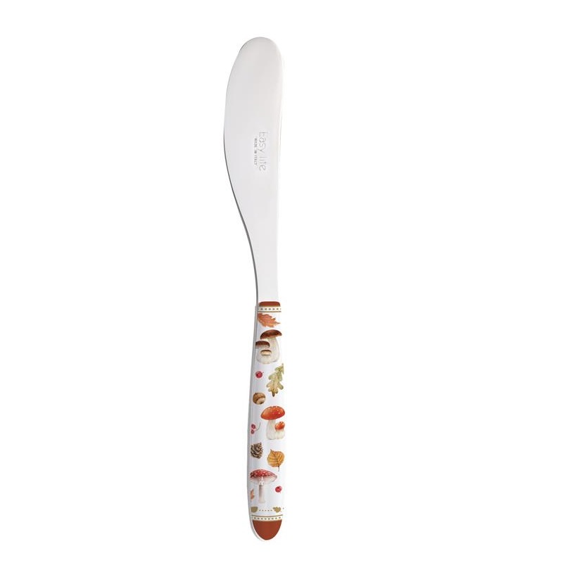 S/S Butter knife with decorated handle
