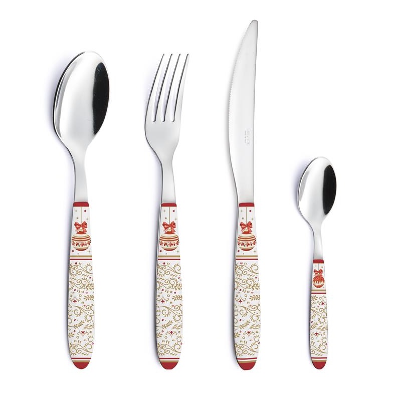 S/S Spoon with decorated handle