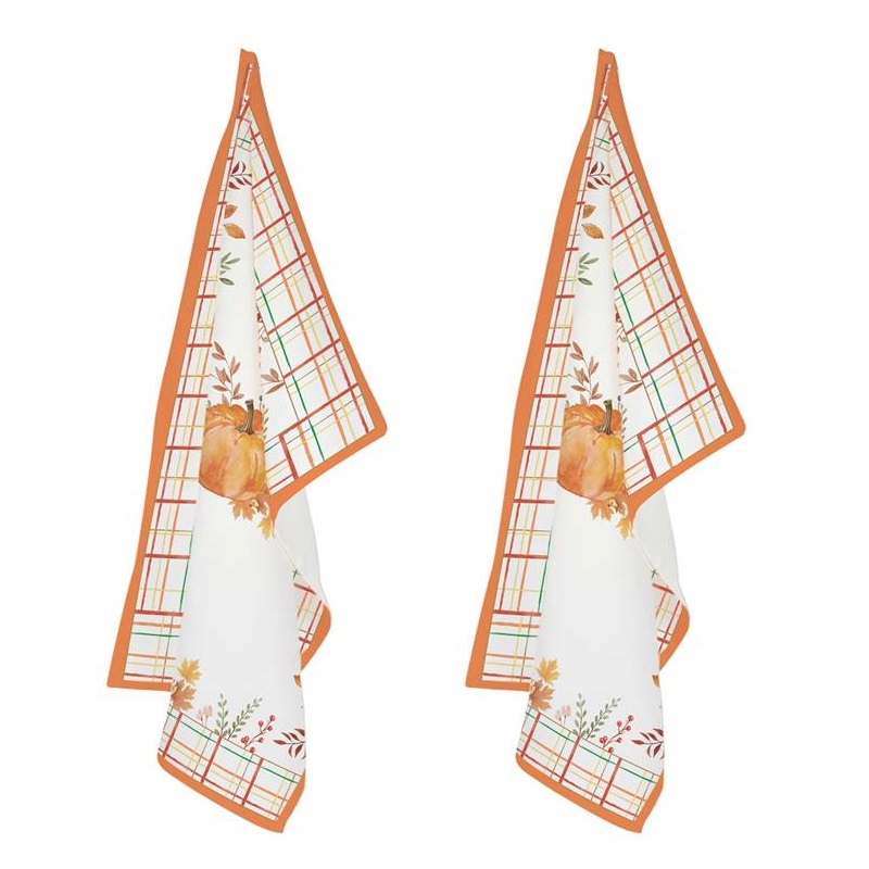 Set 2 kitchen towels 100% cotton