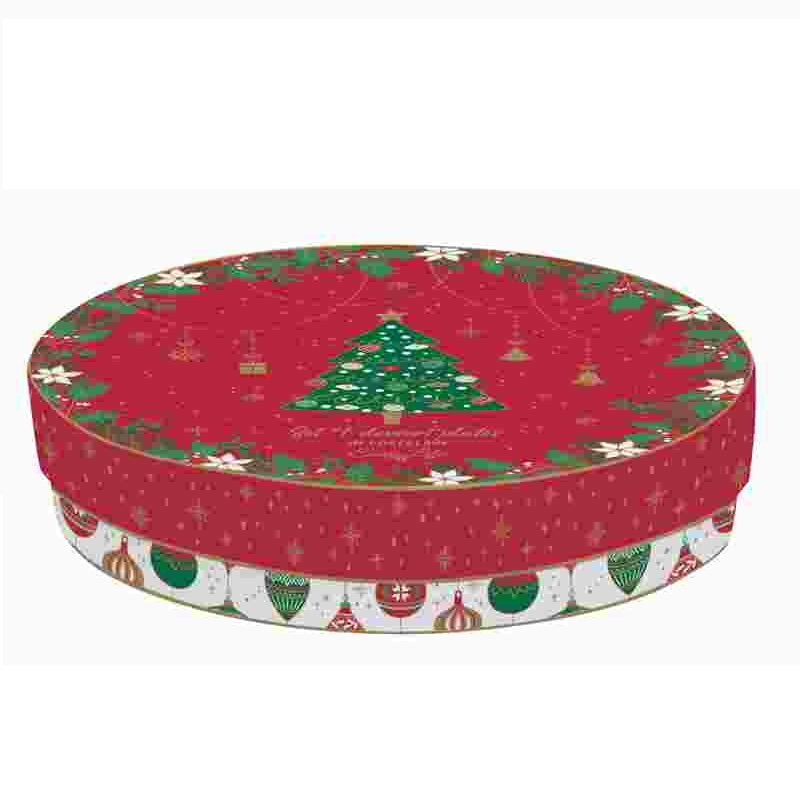 Set 4 assorted dessert plates in porcelain in gift